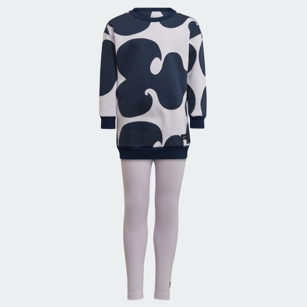 NWT Marimekko Kid's Matching Set Abstract Print Adidas Collab